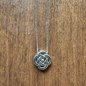 Brighton Interlok Mini Necklace Celtic